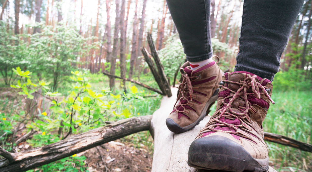 calçado para trilha